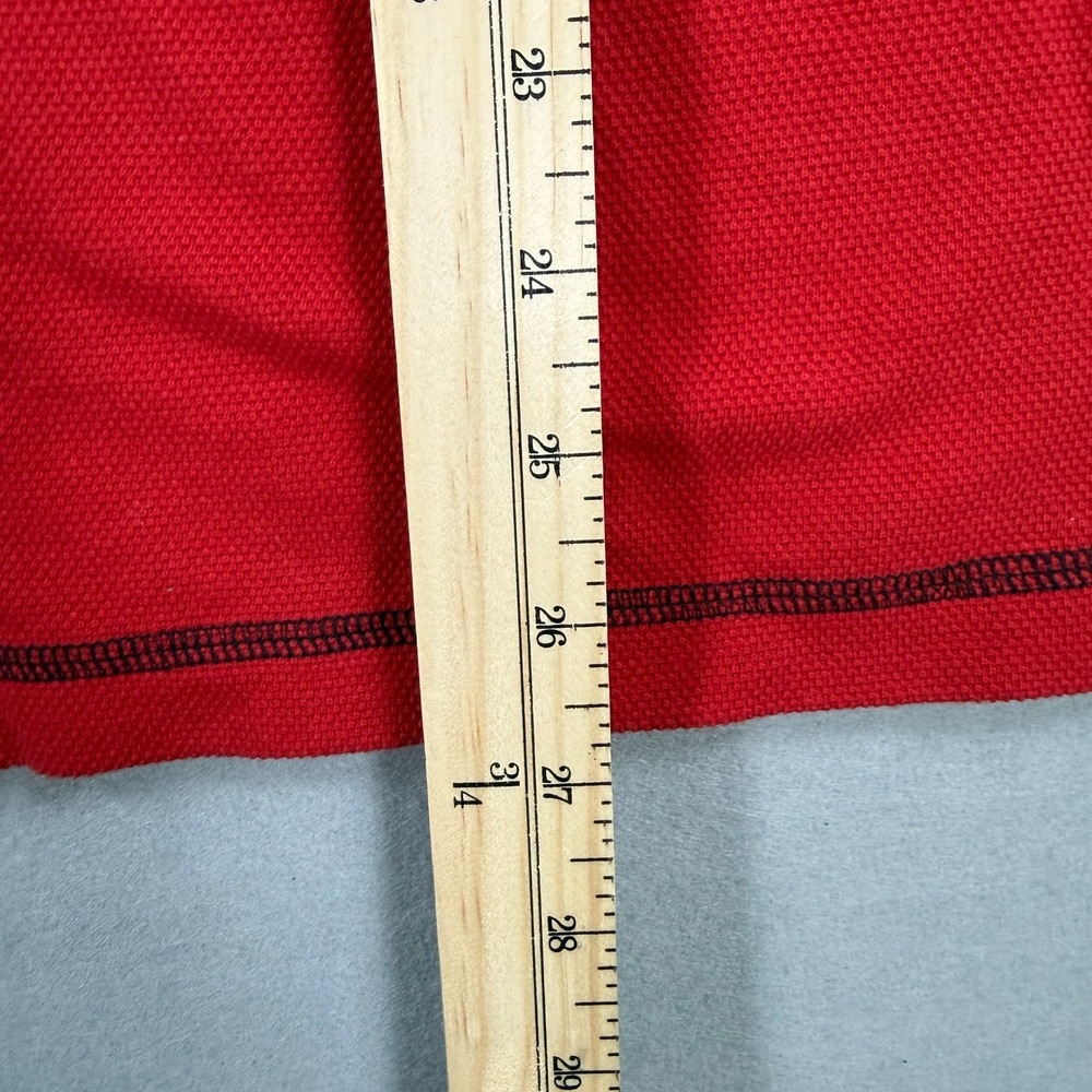 Vintage Guess Jeans T-Shirt Mens Large Red V-Neck Short Sleeve Streetwear Y2K - Picture 6 of 8